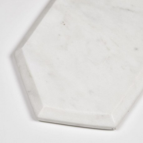 Доска сервировочная Claria прямоугольная из белого мрамора