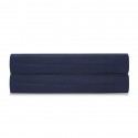 Простыня на резинке из сатина темно-синего цвета из коллекции essential, 180х200х30 см