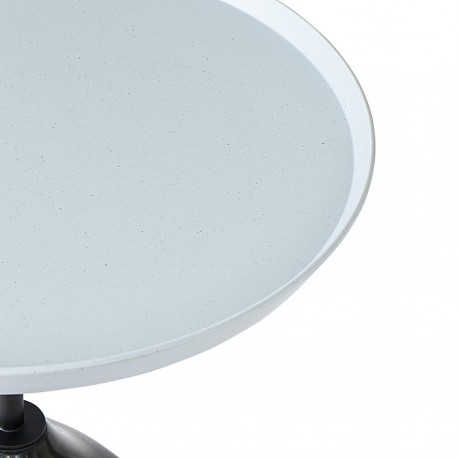 Столик кофейный sustainable collection, D38 см, серый/черно-белый