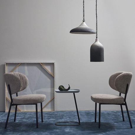 Столик приставной sustainable collection, 40,6х28 см, серый/черный