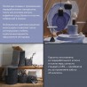Столик приставной sustainable collection, 40,6х28 см, серый/черный