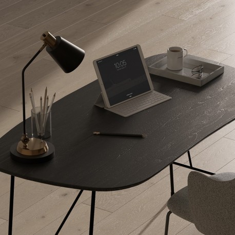 Стол письменный ander, 142,5х74 см, черный