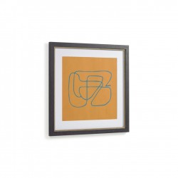 Картина Lorelai оранжевого цвета 50 x 50 см