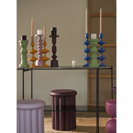 Столик приставной vivlend, D37 см, сливовый