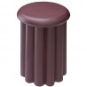 Столик приставной vivlend, D37 см, сливовый