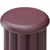 Столик приставной vivlend, D37 см, сливовый