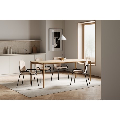 Стол обеденный saga, 75х120 см, ясень