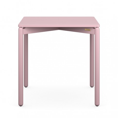 Стол обеденный saga, 75х75 см, розовый