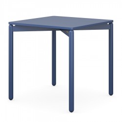 Стол обеденный saga, 75х75 см, синий