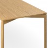 Стол обеденный saga, 85х200 см, ясень