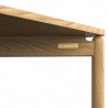 Стол обеденный saga, 85х200 см, ясень