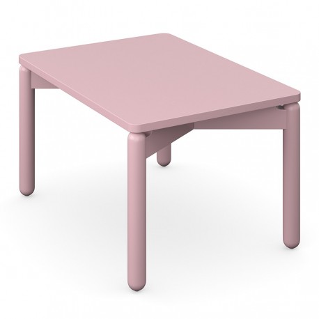 Столик кофейный saga, 50х70 см, розовый