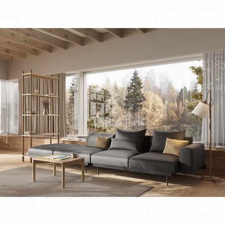 Столик кофейный saga, 50х70 см, ясень