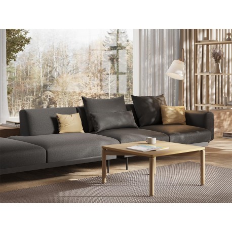 Столик кофейный saga, 60х60 см, ясень