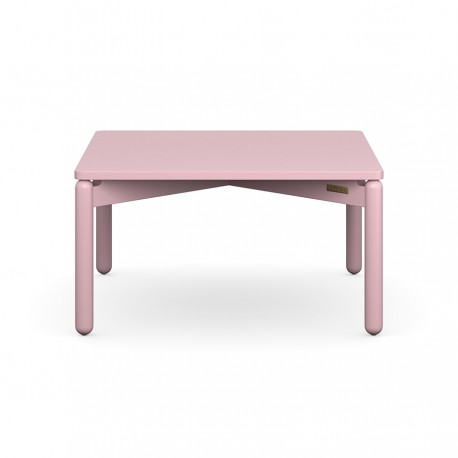 Столик кофейный saga, 75х75 см, розовый