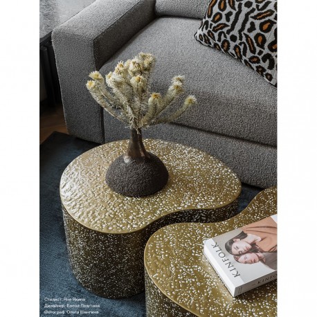 Набор из 2-х столиков grannis, золотистые