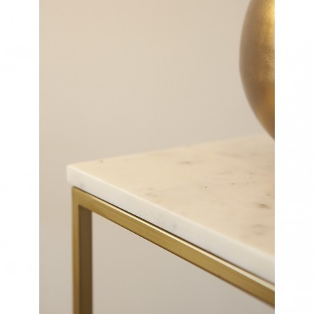 Набор из 2-х столиков mayen gold, белые/золотистые