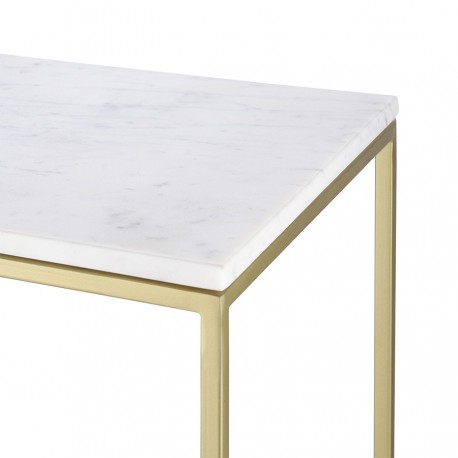 Набор из 2-х столиков mayen gold, белые/золотистые