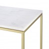Набор из 2-х столиков mayen gold, белые/золотистые