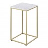 Набор из 2-х столиков mayen gold, белые/золотистые