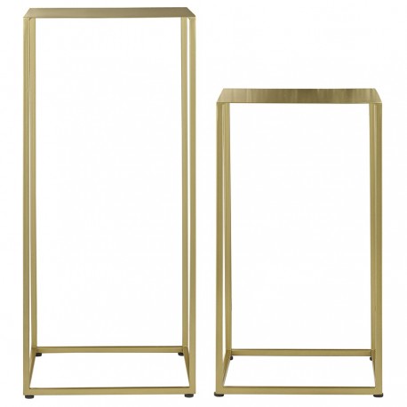Набор из 2-х столиков mayen gold, золотистые