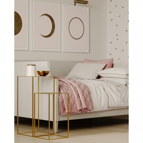 Набор из 2-х столиков mayen gold, золотистые