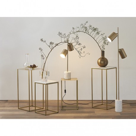 Набор из 2-х столиков mayen gold, золотистые