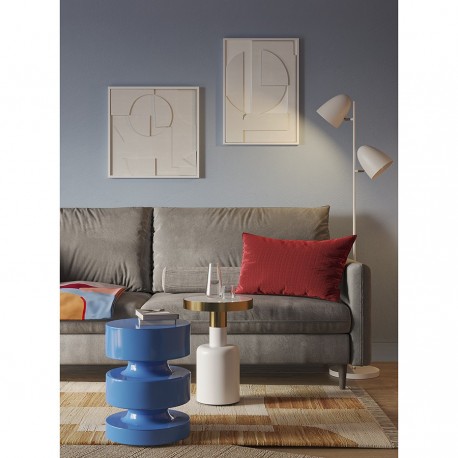 Столик журнальный froud, D35 см, белый