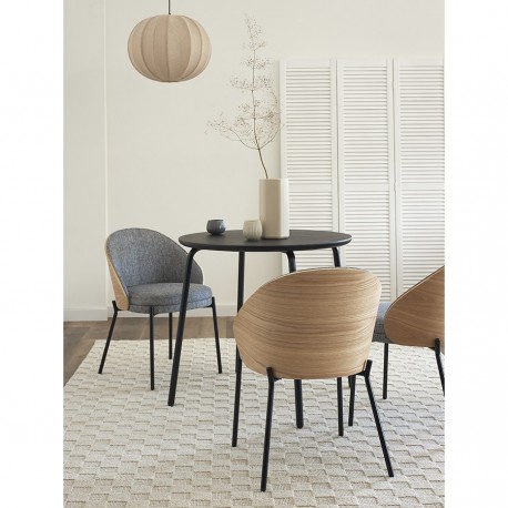 Стол обеденный round, D80 см, черный