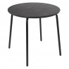 Стол обеденный round, D80 см, черный