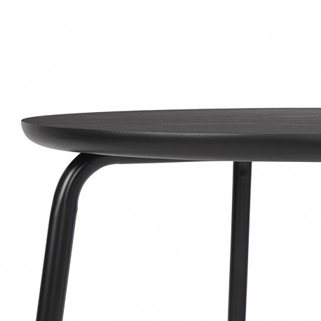 Стол обеденный round, D80 см, черный