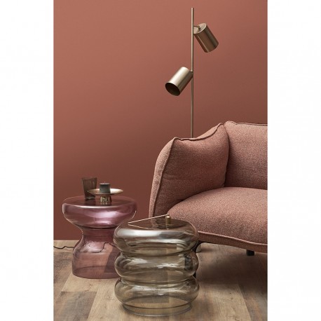 Столик приставной vivlend, D38 см, серо-зеленый