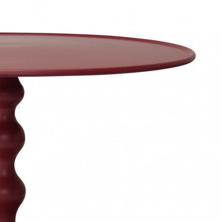 Столик кофейный fluid, D59 см, жженый оранжевый