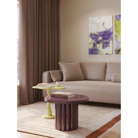 Столик кофейный vivlend, D57 см, ночная слива