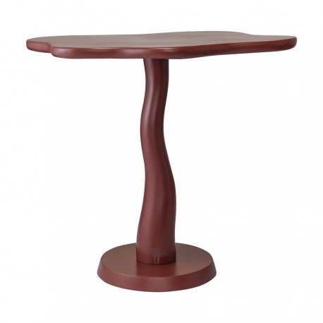 Столик приставной fluid, 56х49 см, сепия