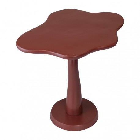 Столик приставной fluid, 56х49 см, сепия