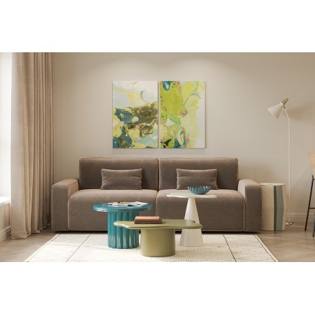 Столик приставной fluid, 56х52 см, морская пена