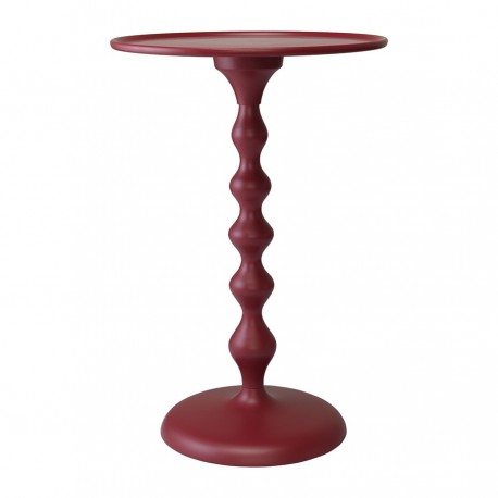 Столик приставной fluid, D38 см, жженый оранжевый