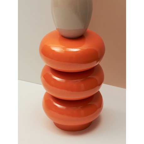 Табурет-столик swell, D33 см, апельсиновая цедра