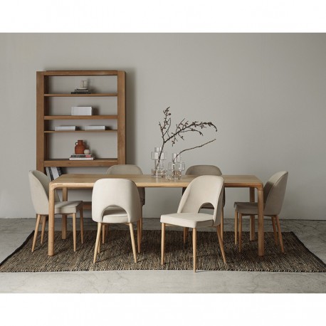 Стул evelyn, велюр, бежевый