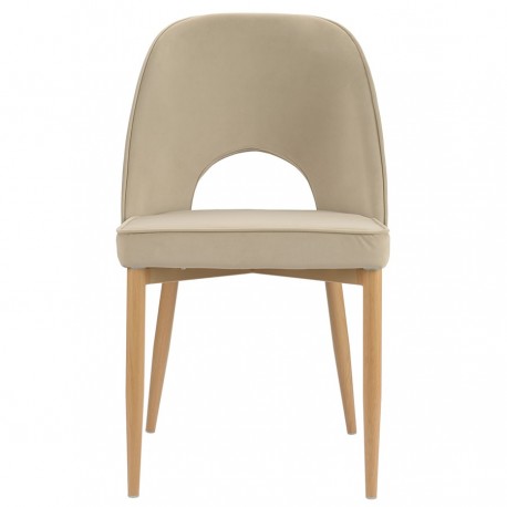 Стул evelyn, велюр, бежевый