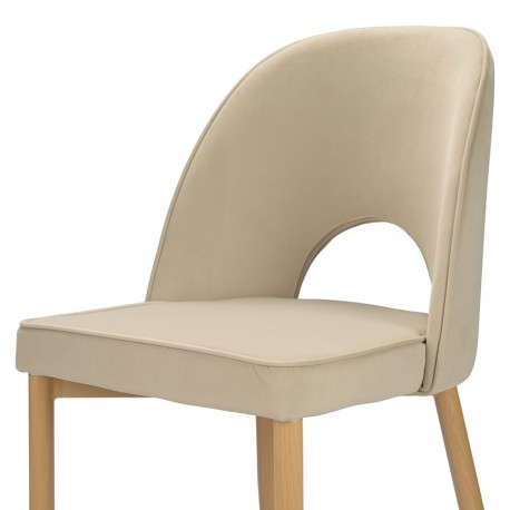 Стул evelyn, велюр, бежевый