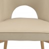 Стул evelyn, велюр, бежевый
