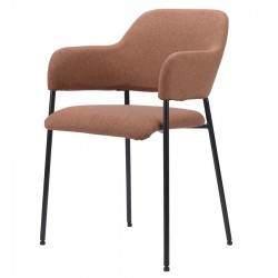 Стул wendy, рогожка, терракота