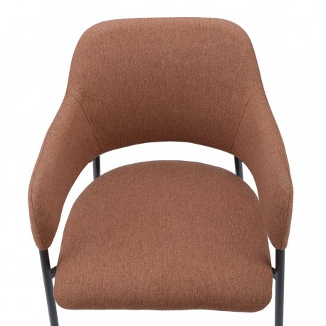 Стул wendy, рогожка, терракота