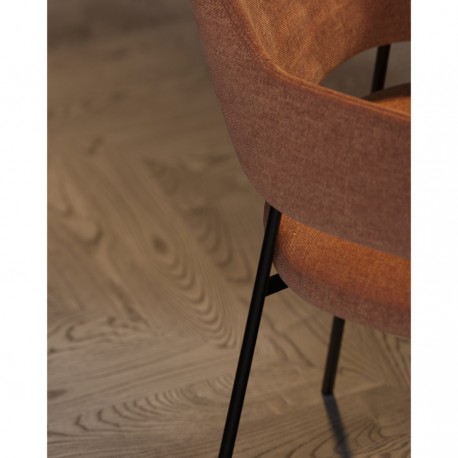 Стул wendy, рогожка, терракота