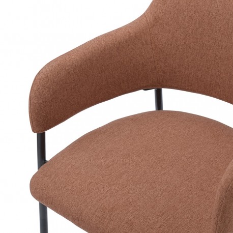 Стул wendy, рогожка, терракота