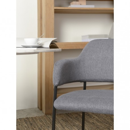 Стул wendy, рогожка, темно-серый