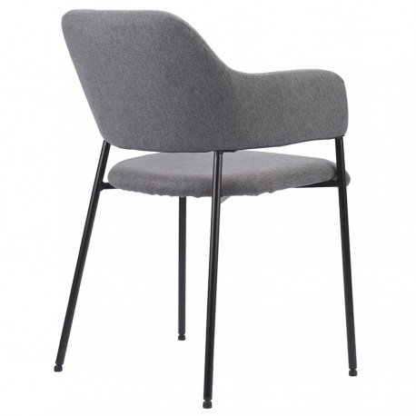 Стул wendy, рогожка, темно-серый