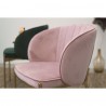 Стул coral, велюр, пыльная роза